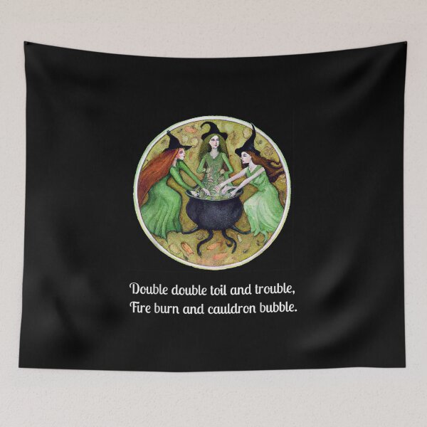 Item preview, Halloween witches: Double double toil and trouble designed and sold by Edgarolander.