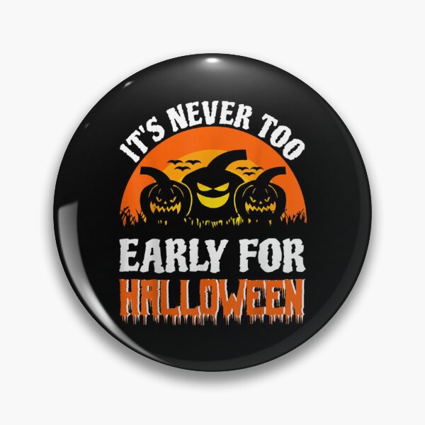 Artikelvorschau, Es ist nie zu früh für Halloween Scary Holiday Besen entworfen und verkauft von Edgarolander.