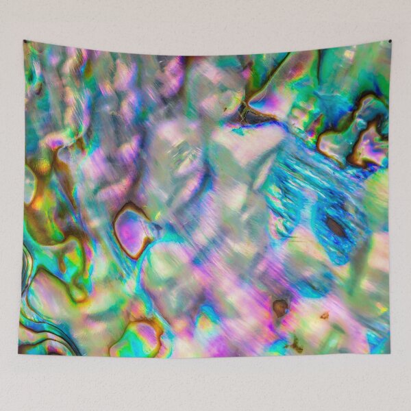 Item preview, Abstract Paua Abalone Shell Texture Pattern, Polished Paua Abalone Shell, Multicolor Paua Abalone Shell Haliotis Background, Shiny Mother Of Pearl Paua Abalone Shell designed and sold by Trendymotion.