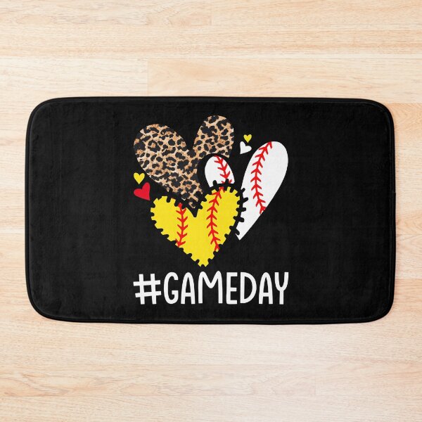Item preview, Game Day Leopard Hearts Softball Mom Baseball Mother's Day designed and sold by MichelSorour.