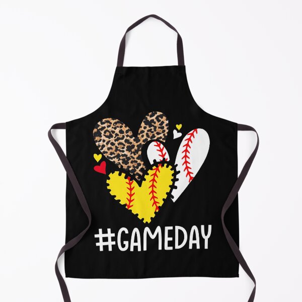 Item preview, Game Day Leopard Hearts Softball Mom Baseball Mother's Day designed and sold by MichelSorour.