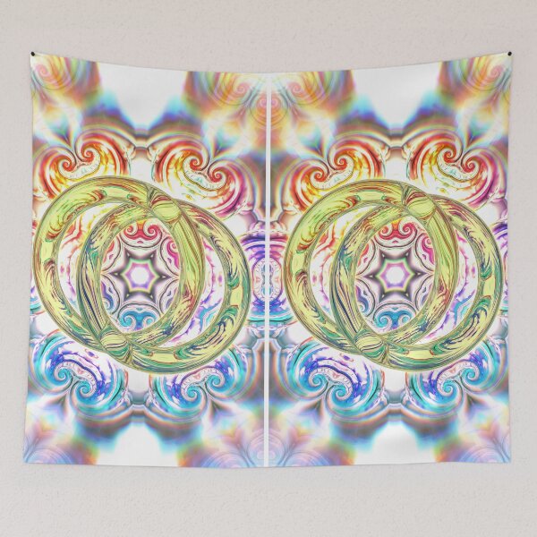 Item preview, Twirly Torus Tapestry designed and sold by Decipan @ The Harmonic Praxis.