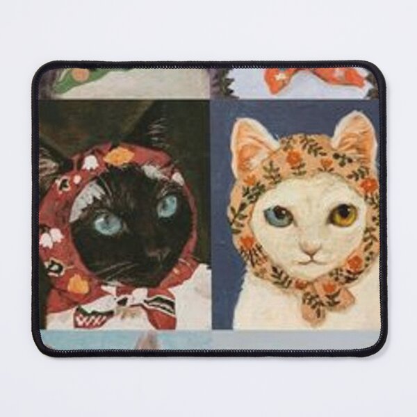 Item preview, fancy cat in scarf  designed and sold by summerwar37.