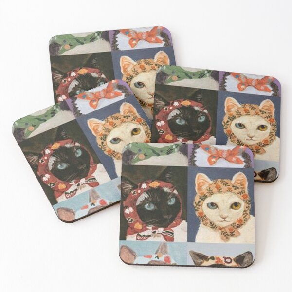 Item preview, fancy cat in scarf  designed and sold by summerwar37.