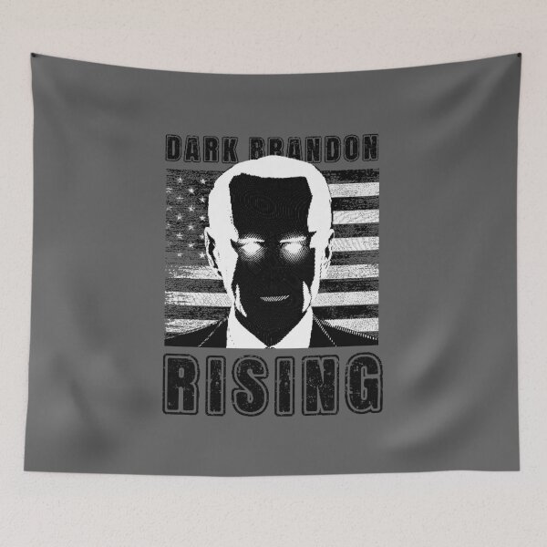 Item preview, Dark Brandon Rising Joe Biden Funny Political Liberal Meme, Political Joe Biden Meme designed and sold by MoTeesMo.