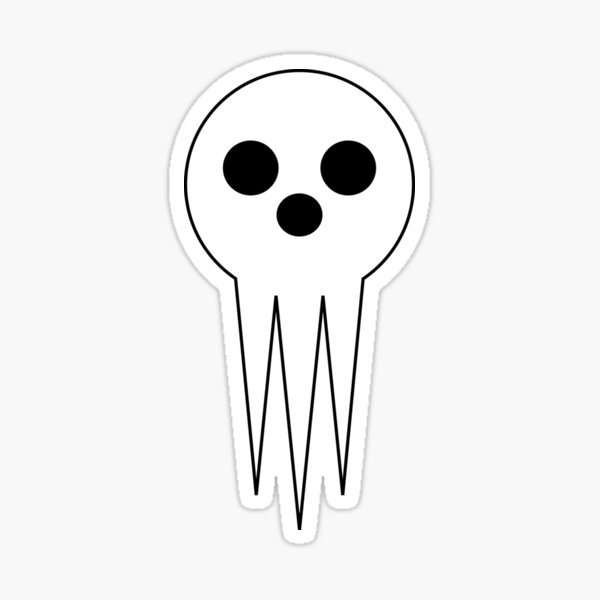 Shinigami skull Sticker