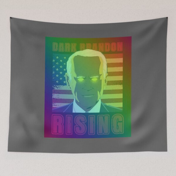 Item preview, Dark Brandon Rising Joe Biden Funny Political Liberal Meme, Political Joe Biden Meme designed and sold by MoTeesMo.