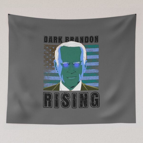 Item preview, Dark Brandon Rising Joe Biden Funny Political Liberal Meme, Political Joe Biden Meme designed and sold by MoTeesMo.