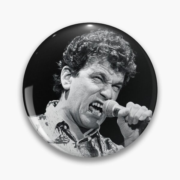 Item preview, Dan McCafferty - Nazareth - BW Photograph designed and sold by ConcertImages.