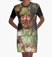 Rudolf II as Vertumnus by Giuseppe Arcimboldo, 1591 Graphic T-Shirt Dress
