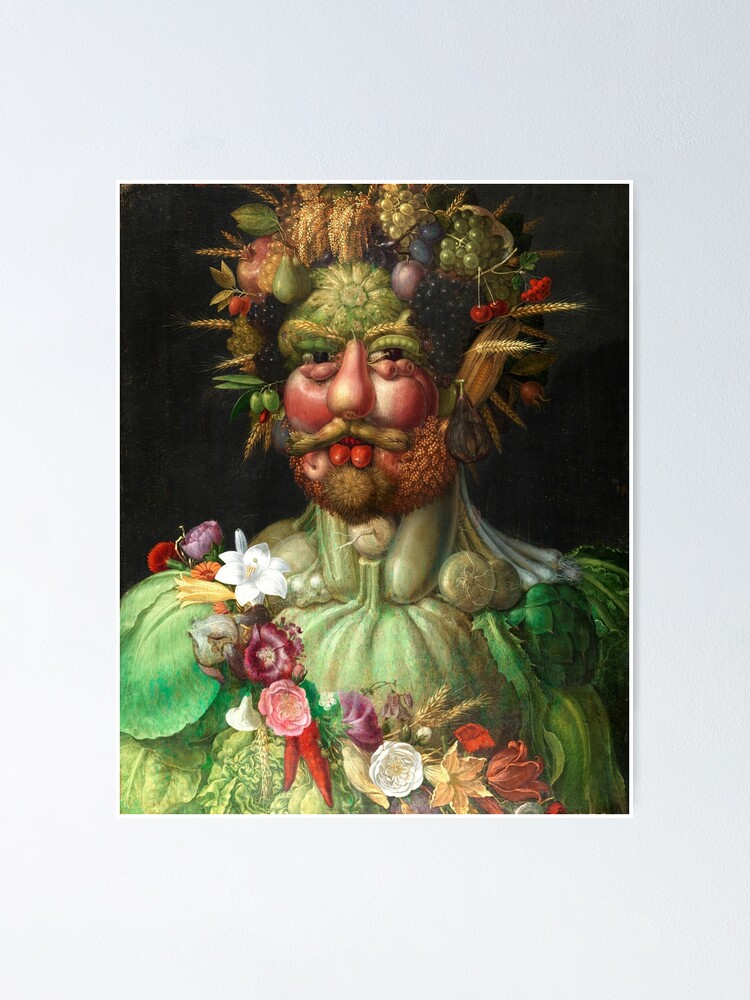 " Rudolf II as Vertumnus by Giuseppe Arcimboldo, 1591