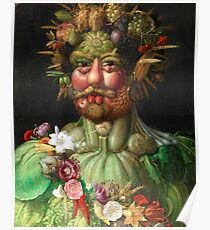 Rudolf II as Vertumnus by Giuseppe Arcimboldo, 1591 Poster