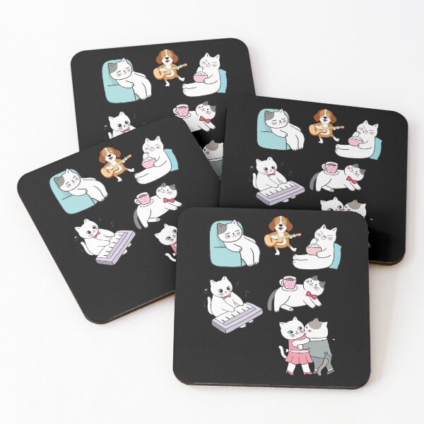 Item preview, Goofy cats and dog cartoon  designed and sold by JOY STORE 45.