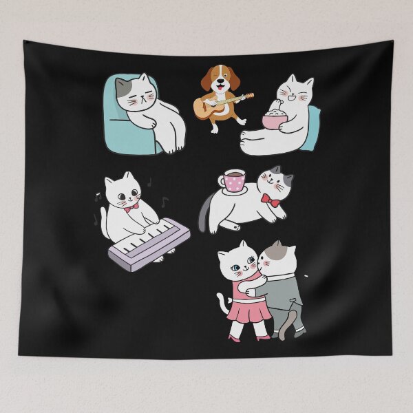 Item preview, Goofy cats and dog cartoon  designed and sold by JOY STORE 45.