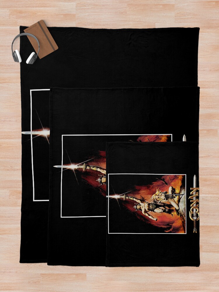 Alternate view of Conan The Barbarian Throw Blanket