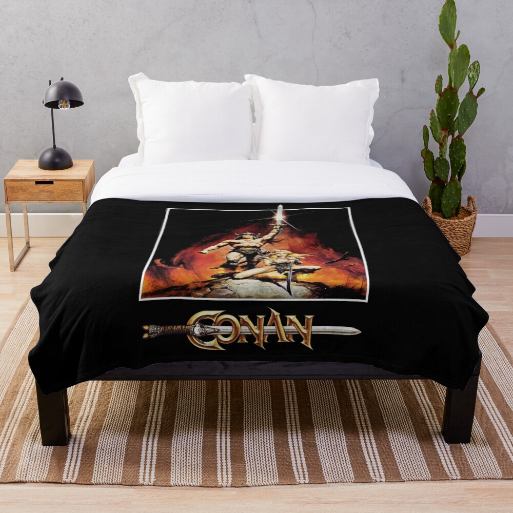 Conan The Barbarian Throw Blanket