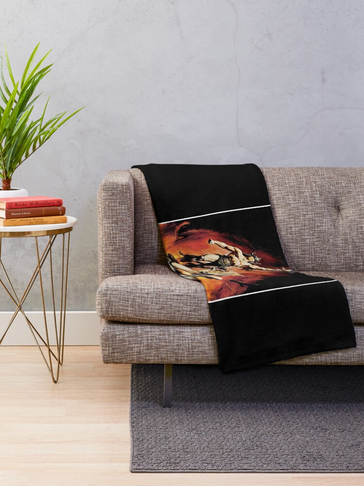 Alternate view of Conan The Barbarian Throw Blanket