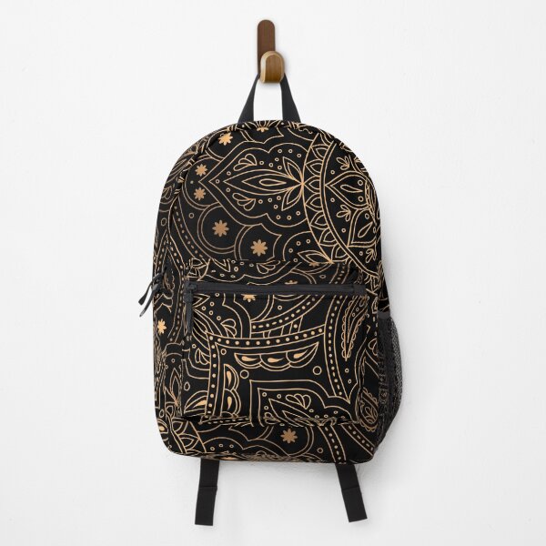 Item preview, Luxury Gold and Black Indian Mandala Pattern designed and sold by Imperium All Day.