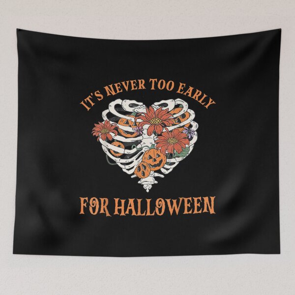 Item preview, Skeleton Pumpkin Rib Cage It's Never Too Early For Halloween designed and sold by Edgarolander.