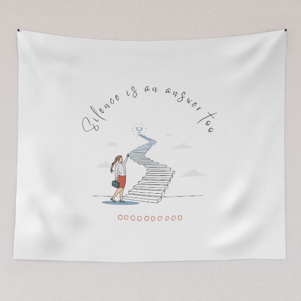 Item preview, Nice motivational quotes , silence is an answer too designed and sold by adee1122.