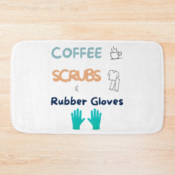 Artikelvorschau, Kaffee, Peelings und Gummihandschuhe entworfen und verkauft von RandiMullins.