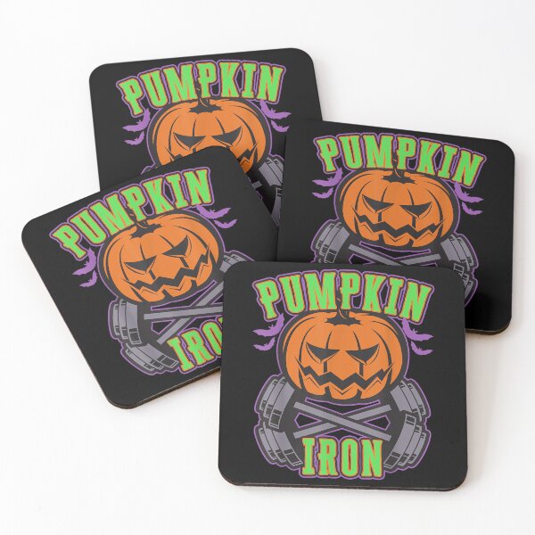 Item preview, Pumpkin Iron Retro Funny Halloween Weightlifting Gym Humor designed and sold by Gormgunnarsson.