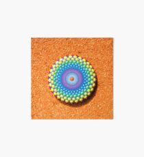 Hand painted mandala stone Art Board