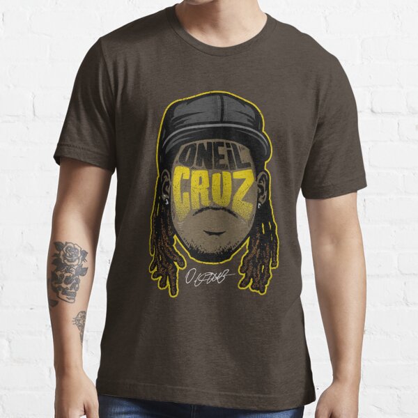 Oneil Cruz Pittsburgh Pirates Youth Backer T-Shirt - Ash