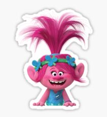 Pegatina Poppy de Dreamwork's Trolls 2