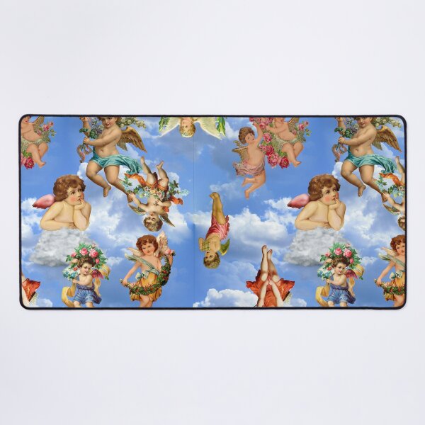 Item preview, angel cherub clouds antique heavenly victorian  designed and sold by Gossip Rag.