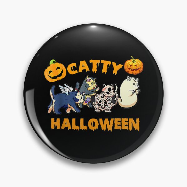 Item preview, Catty Halloween Cat Lover Halloween Ghost Cat Apparel designed and sold by Gormgunnarsson.
