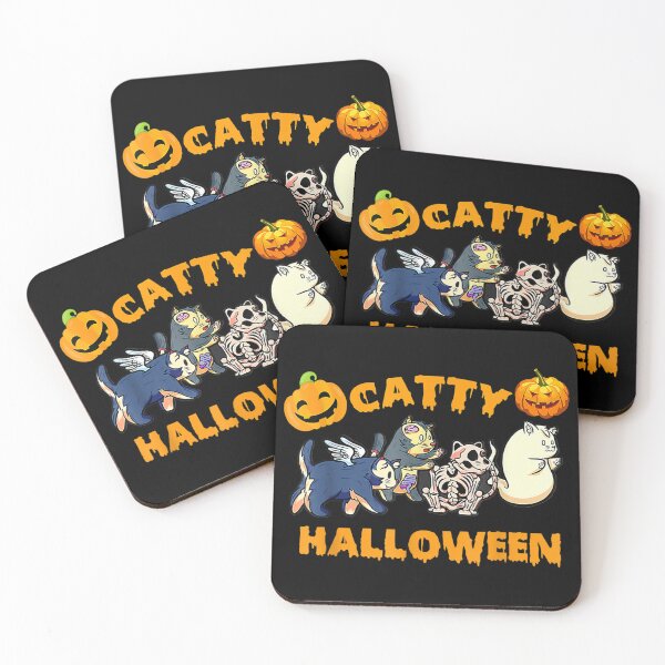 Item preview, Catty Halloween Cat Lover Halloween Ghost Cat Apparel designed and sold by Gormgunnarsson.