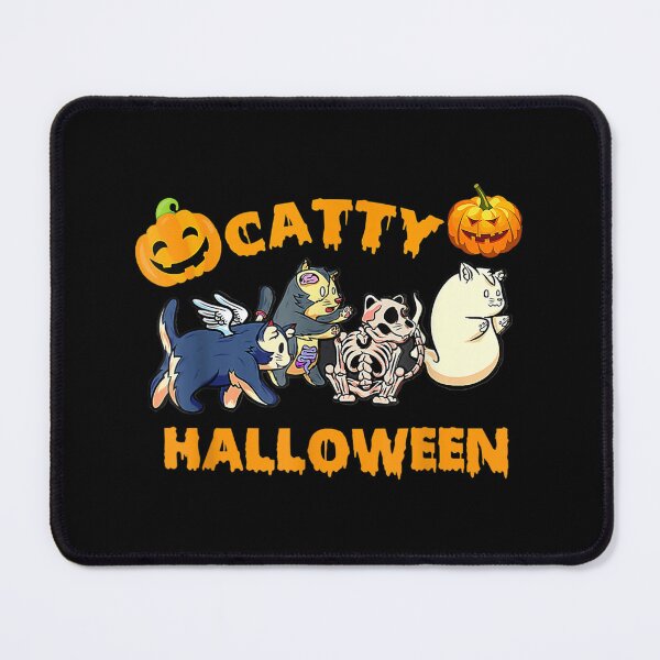 Item preview, Catty Halloween Cat Lover Halloween Ghost Cat Apparel designed and sold by Gormgunnarsson.