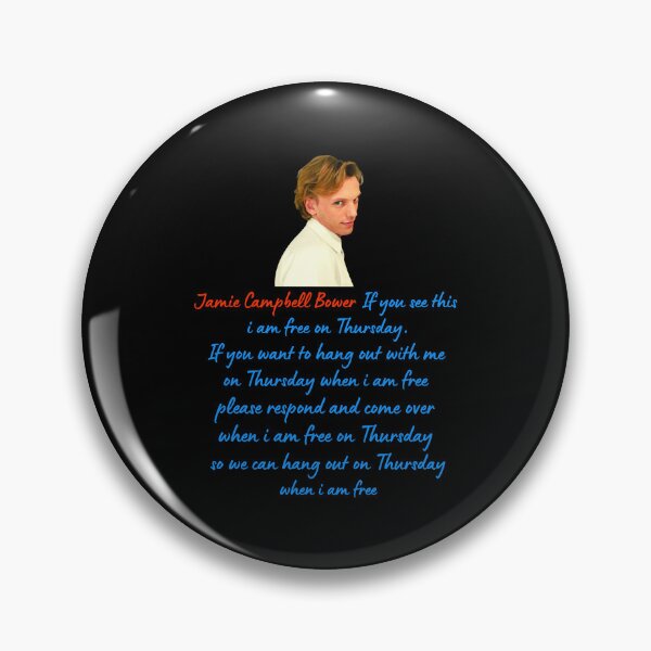 Item preview, Day Gifts for Jamie Male Campbell Singer Bowe Funny Graphic Gift designed and sold by ChedvaMargolis.