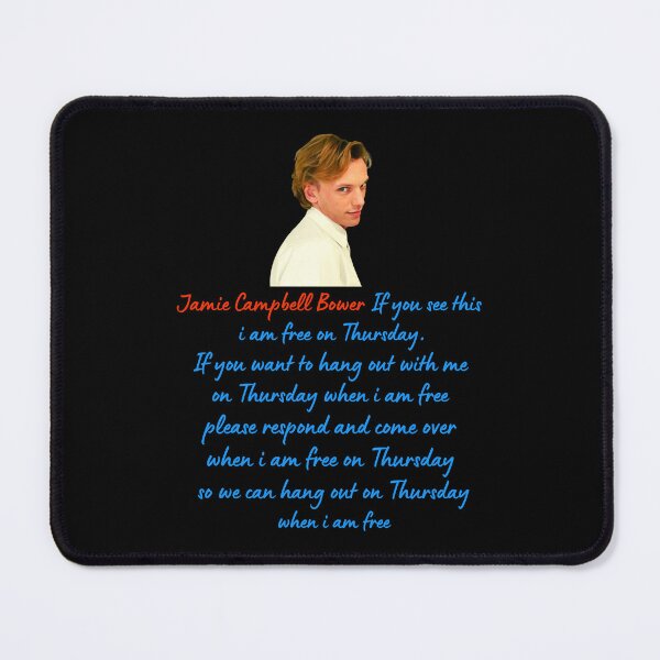 Item preview, Day Gifts for Jamie Male Campbell Singer Bowe Funny Graphic Gift designed and sold by ChedvaMargolis.
