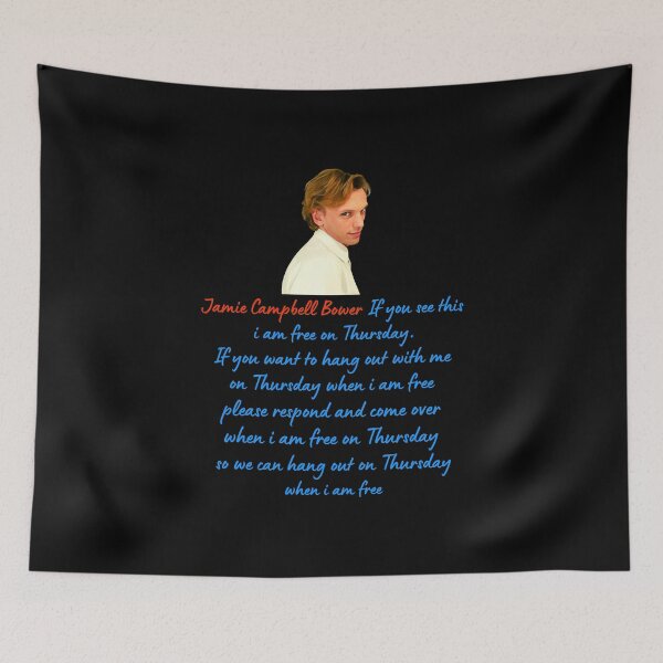 Item preview, Day Gifts for Jamie Male Campbell Singer Bowe Funny Graphic Gift designed and sold by ChedvaMargolis.