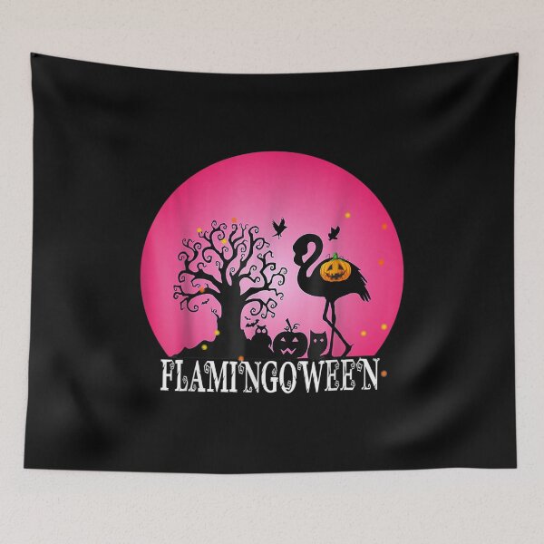 Item preview, Happy Flamingoween Witch Flamingo Halloween designed and sold by Gormgunnarsson.