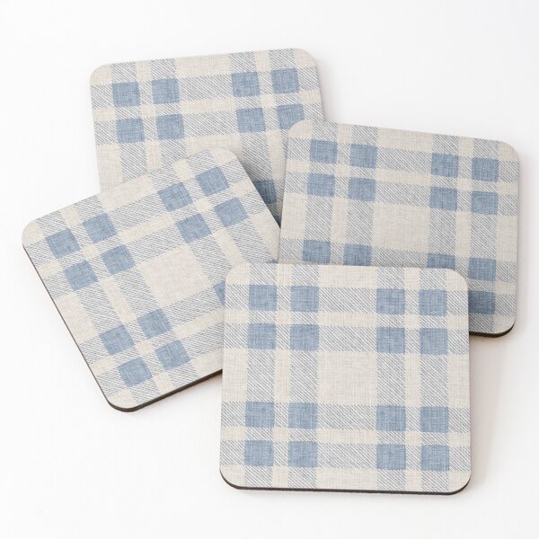 Item preview, Linen and Blue Plaid designed and sold by SugarPineDesign.