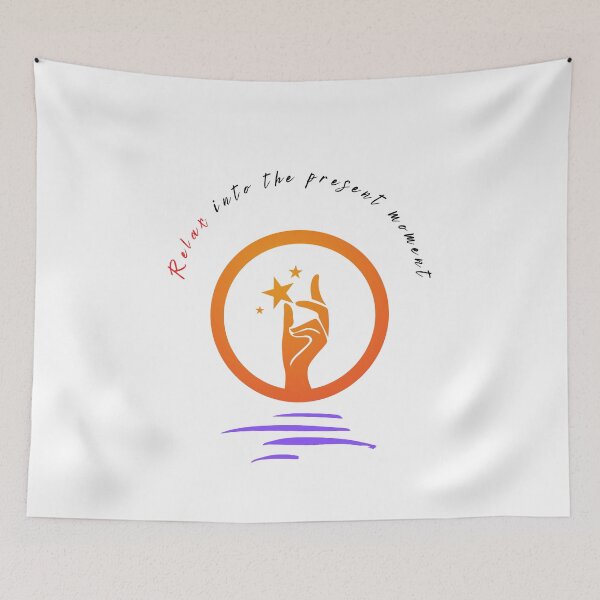 Item preview, Nice motivational quotes , Relax into the present movement designed and sold by adee1122.