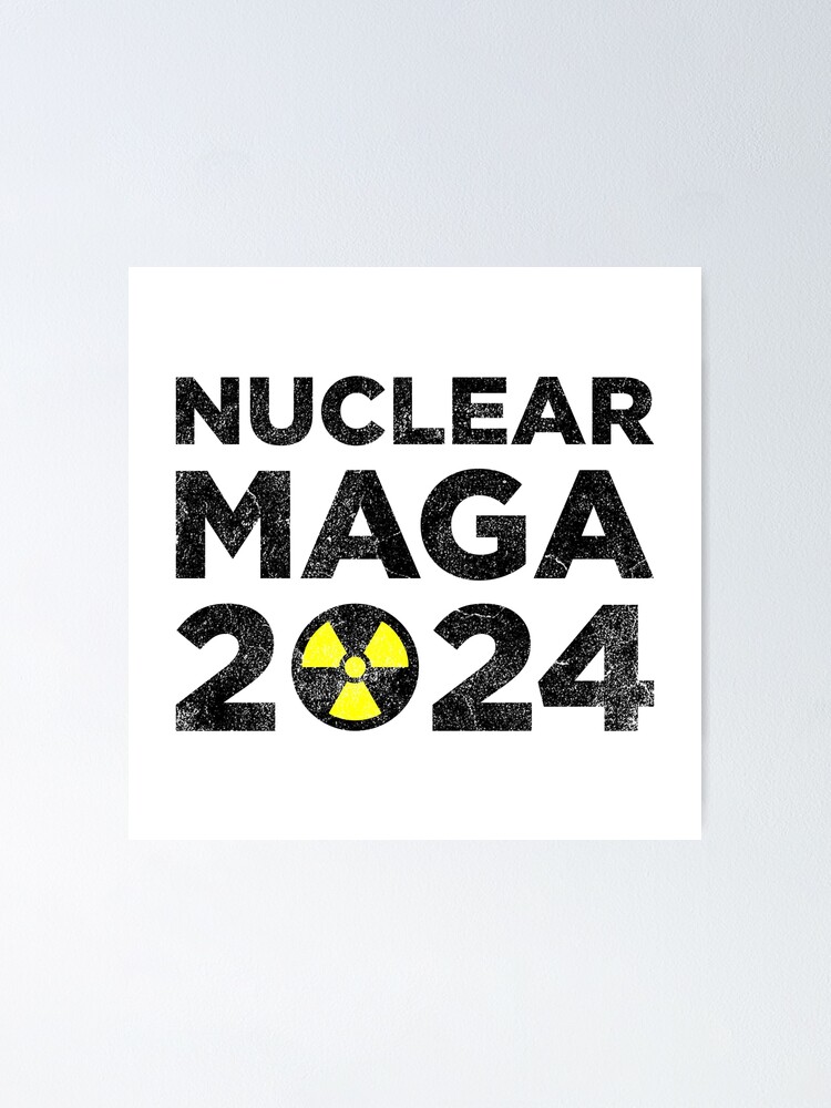 Nuclear Maga 2024 Nuke Codes Eroded Texture Style Poster For Sale By   Fposter,small,wall Texture,product,750x1000.u1 