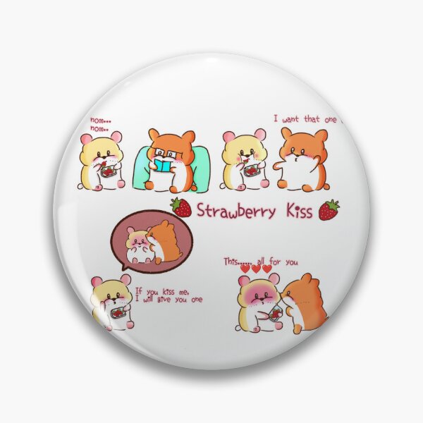 Item preview, Hamster | Hamster Lover - Strawberry Kiss v1 designed and sold by FennyWijayaMomo.