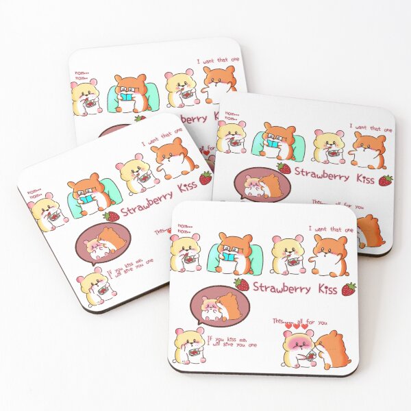 Item preview, Hamster | Hamster Lover - Strawberry Kiss v1 designed and sold by FennyWijayaMomo.