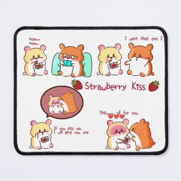 Item preview, Hamster | Hamster Lover - Strawberry Kiss v1 designed and sold by FennyWijayaMomo.