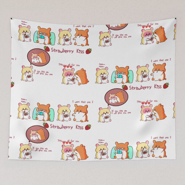 Item preview, Hamster | Hamster Lover - Strawberry Kiss v1 designed and sold by FennyWijayaMomo.