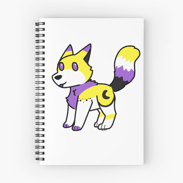 Item preview, Nonbinary Pride Pup designed and sold by MysticMalamute.
