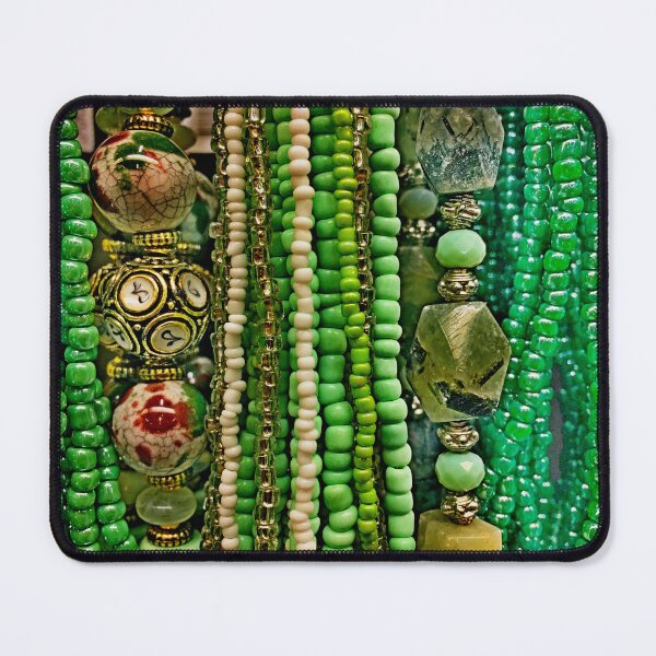 Item preview, Olive & Green wall of beads by Iritof designed and sold by iritof.