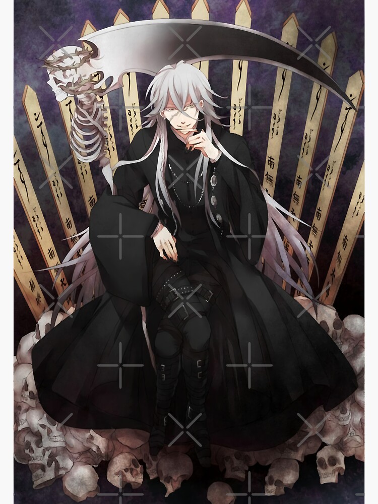 "Mens Funny Anime Undertaker Manga Gift For Fans" Sticker for Sale by