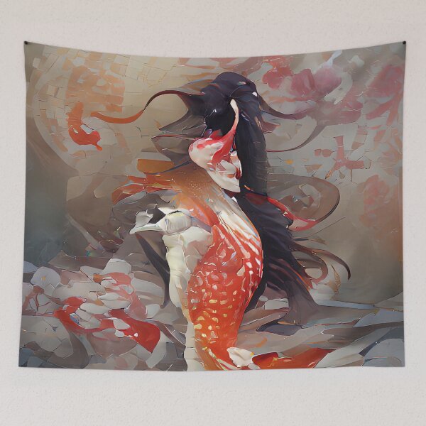 Item preview, Resting Koi Devil designed and sold by PlacidHinds.