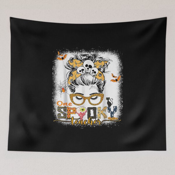 Item preview, Bleached One Spooky Teacher Halloween Trick or Teach designed and sold by Gormgunnarsson.