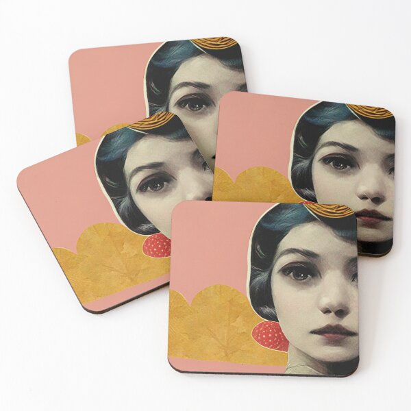 Item preview, Woman with red lips looking straight ahead designed and sold by yayor.